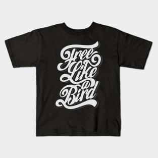 Free Like a Bird Kids T-Shirt